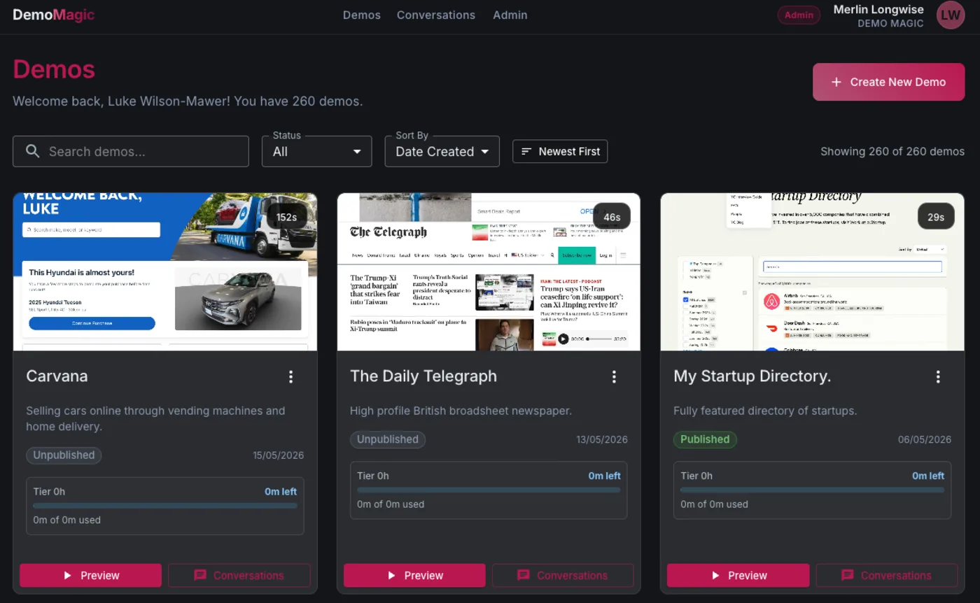 Demo Magic screenshot